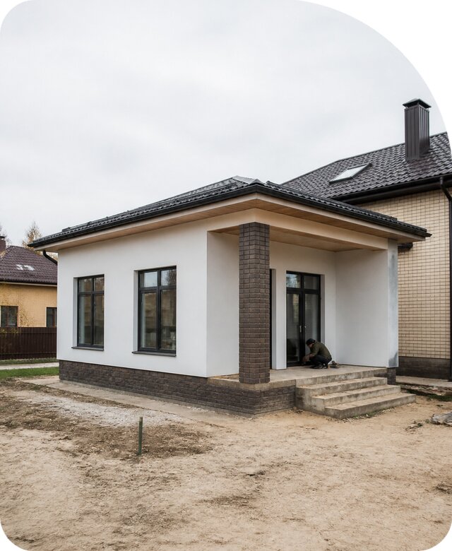 Строительство одноэтажной пристройки в Переславле-Залесском от 467055 р. | РадиДОМА-Прс